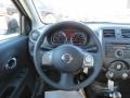 2013 Nissan Versa Charcoal Interior Steering Wheel Photo