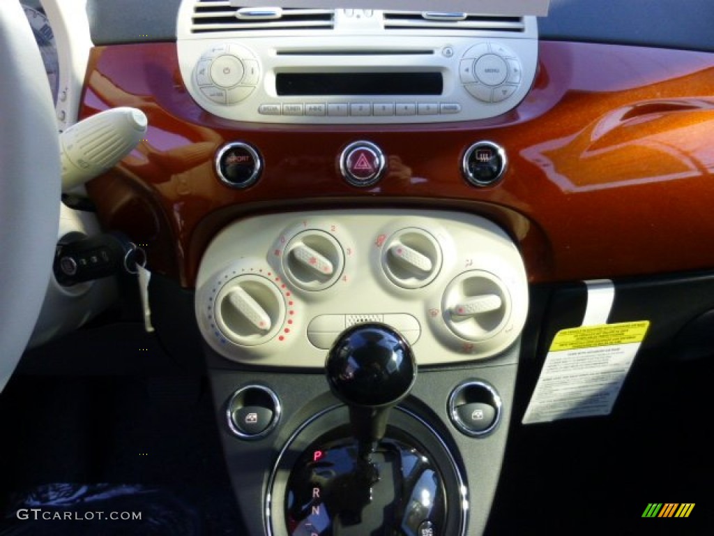 2012 Fiat 500 Pop Controls Photo #74740807