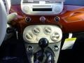 2012 Fiat 500 Tessuto Marrone/Avorio (Brown/Ivory) Interior Controls Photo