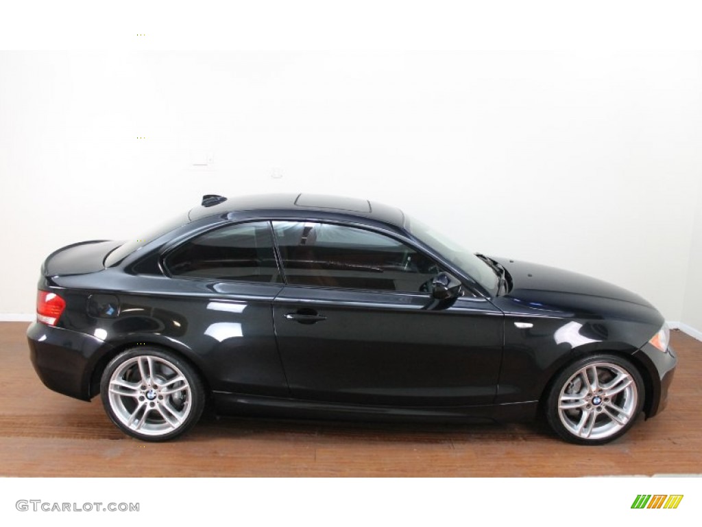 Black Sapphire Metallic 2011 BMW 1 Series 135i Coupe Exterior Photo #74741081
