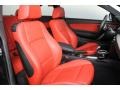 Coral Red Front Seat Photo for 2011 BMW 1 Series #74741386