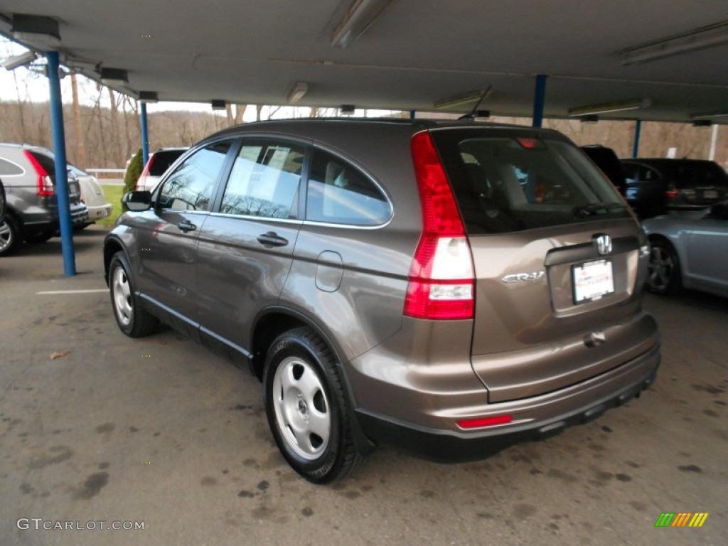 2010 CR-V LX AWD - Polished Metal Metallic / Black photo #2