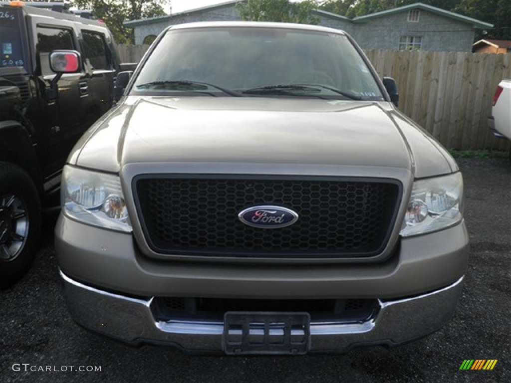 2004 F150 XLT SuperCab - Arizona Beige Metallic / Tan photo #2