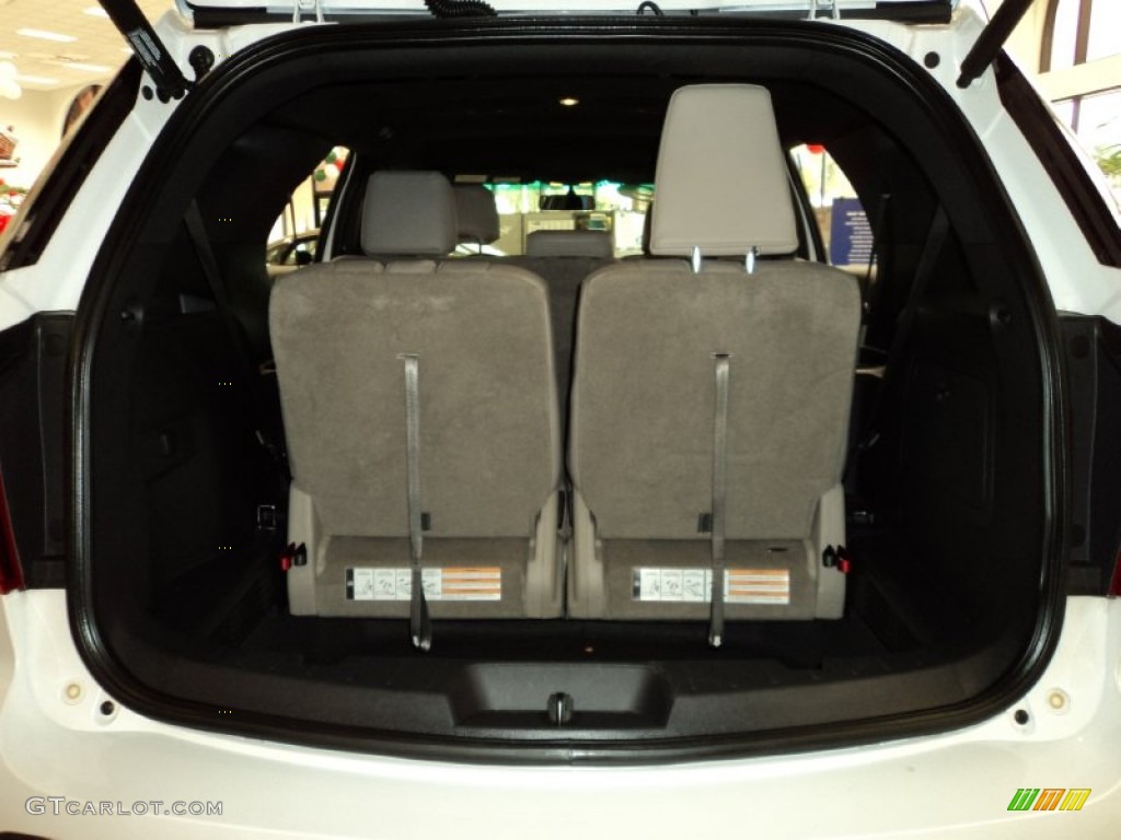 2012 Explorer XLT EcoBoost - White Platinum Tri-Coat / Medium Light Stone photo #7