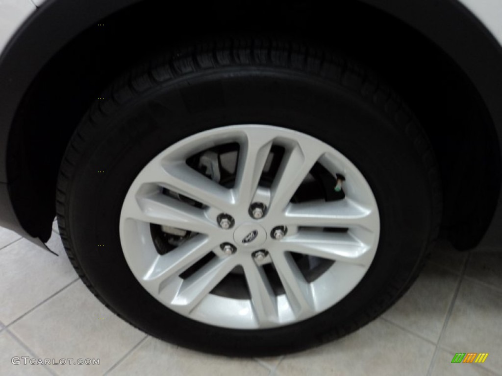 2012 Explorer XLT EcoBoost - White Platinum Tri-Coat / Medium Light Stone photo #10