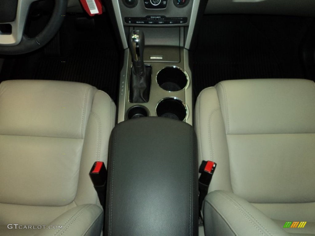 2012 Explorer XLT EcoBoost - White Platinum Tri-Coat / Medium Light Stone photo #27