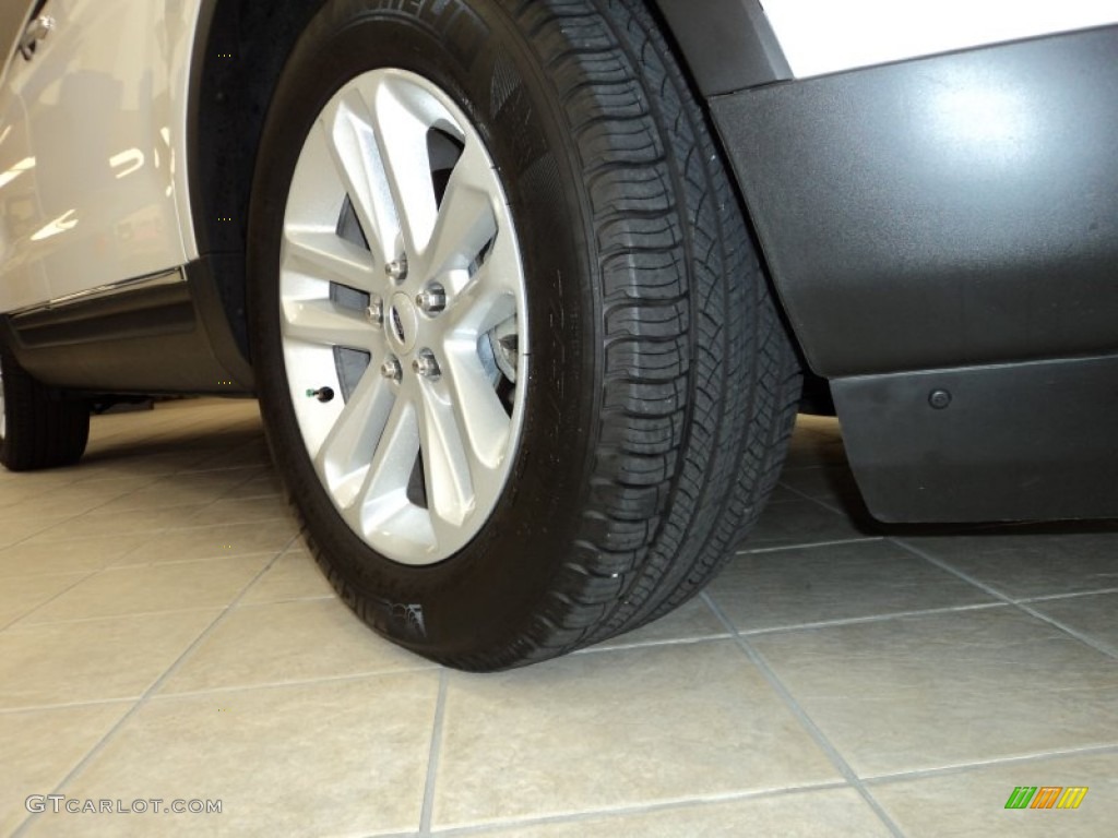 2012 Explorer XLT EcoBoost - White Platinum Tri-Coat / Medium Light Stone photo #29