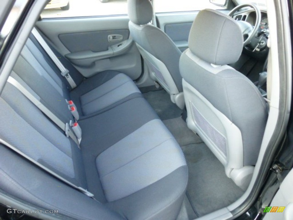 2006 Elantra GLS Hatchback - Ebony Black / Gray photo #12