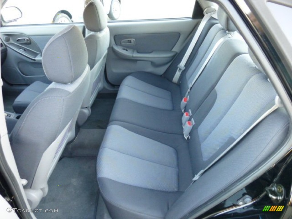 2006 Elantra GLS Hatchback - Ebony Black / Gray photo #14
