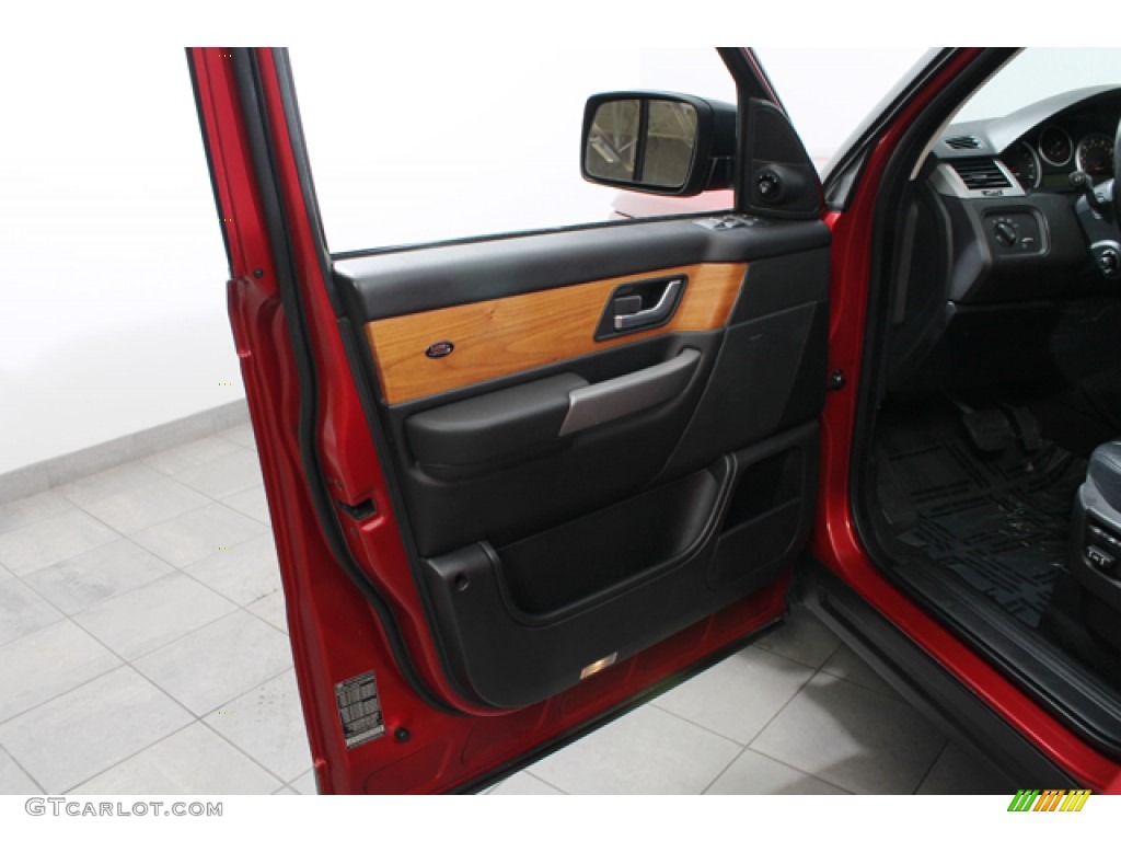 2008 Range Rover Sport Supercharged - Rimini Red Metallic / Ebony Black photo #16