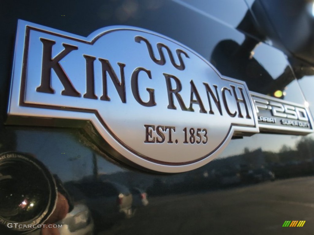 2006 F250 Super Duty King Ranch Crew Cab 4x4 - Dark Green Satin Metallic / Castano Brown Leather photo #10