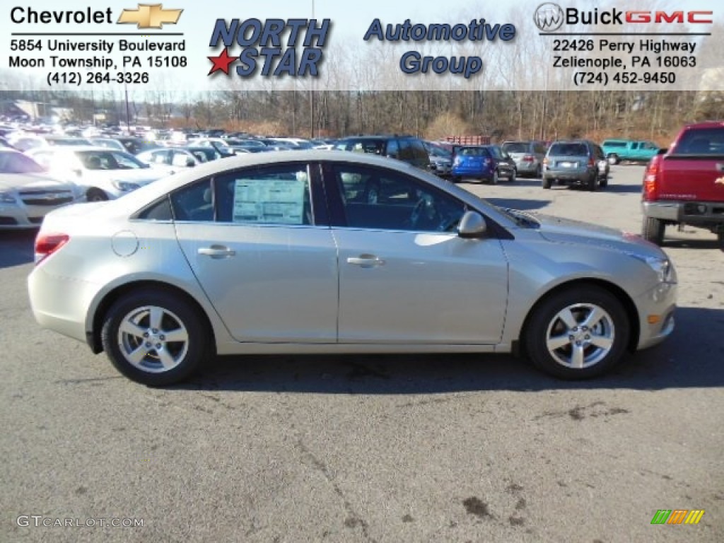 2013 Cruze LT - Champagne Silver Metallic / Jet Black photo #1