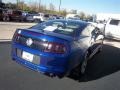 2013 Deep Impact Blue Metallic Ford Mustang V6 Premium Coupe  photo #5