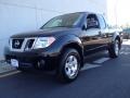 Super Black 2012 Nissan Frontier SV V6 King Cab 4x4