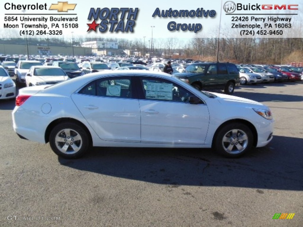 2013 Malibu LS - Summit White / Jet Black/Titanium photo #1