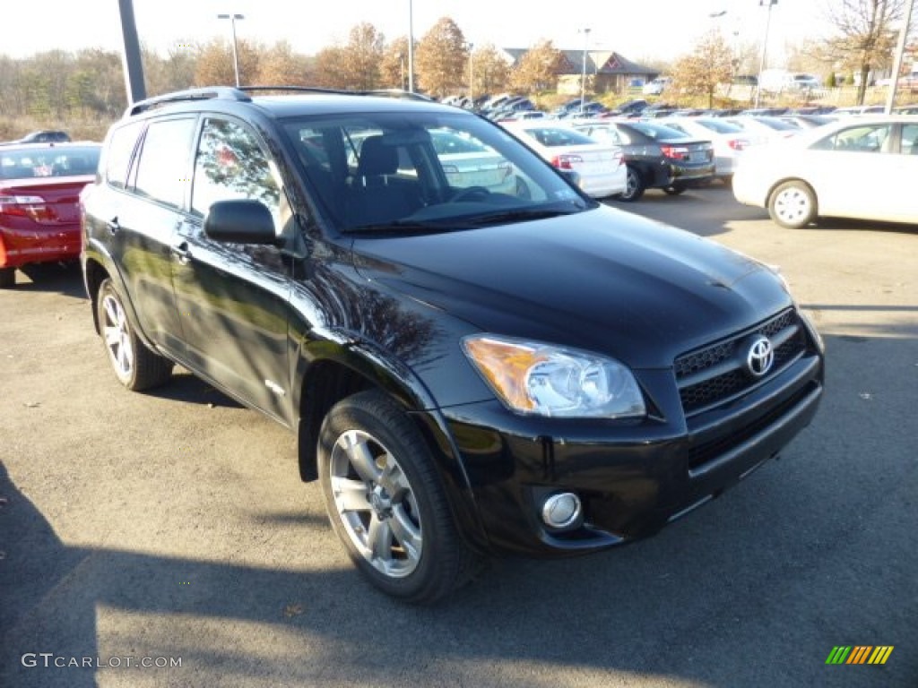 2010 RAV4 Sport 4WD - Black / Dark Charcoal photo #1