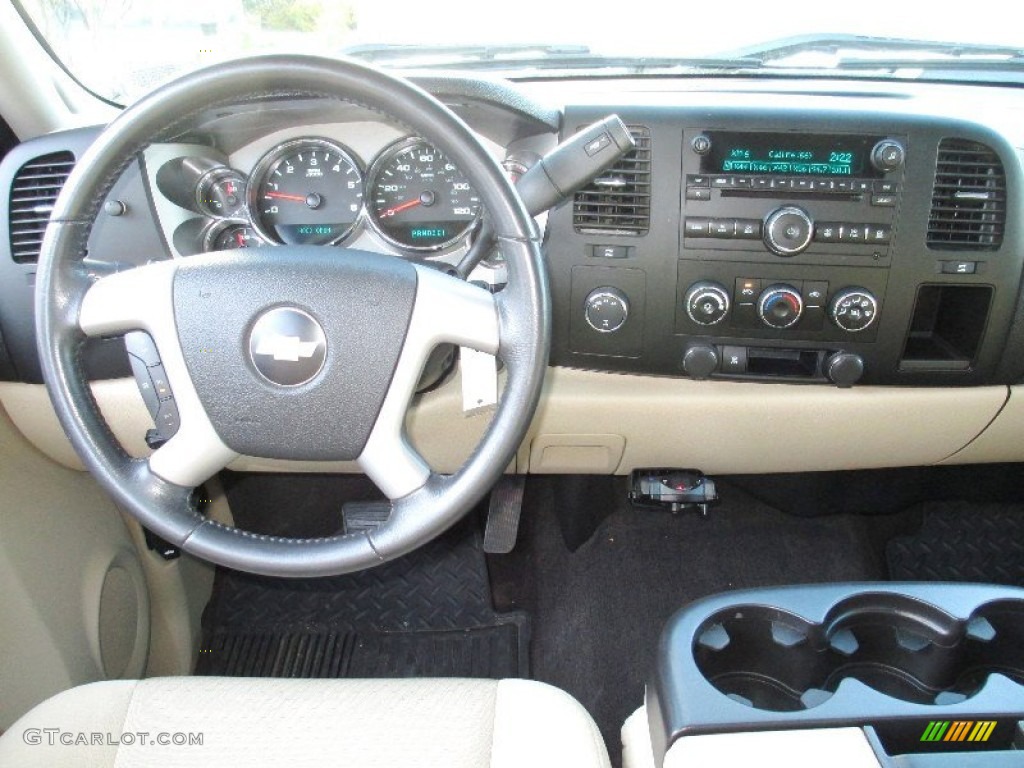 2009 Silverado 1500 LT Extended Cab 4x4 - Black Granite Metallic / Light Cashmere photo #8