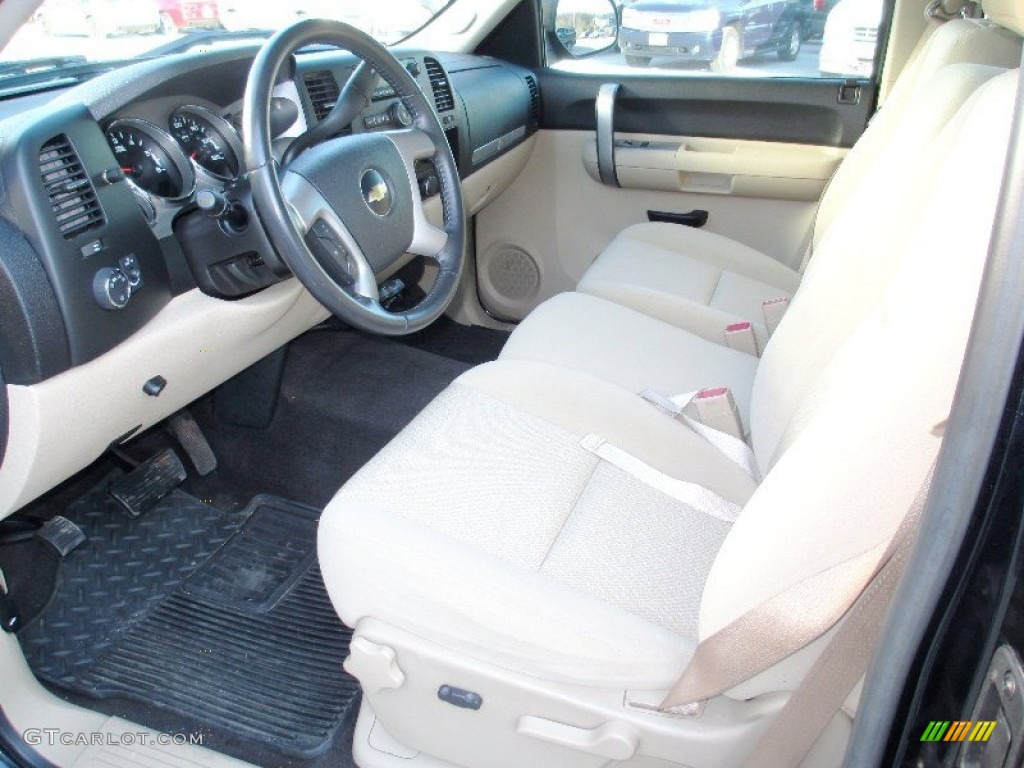 2009 Silverado 1500 LT Extended Cab 4x4 - Black Granite Metallic / Light Cashmere photo #19