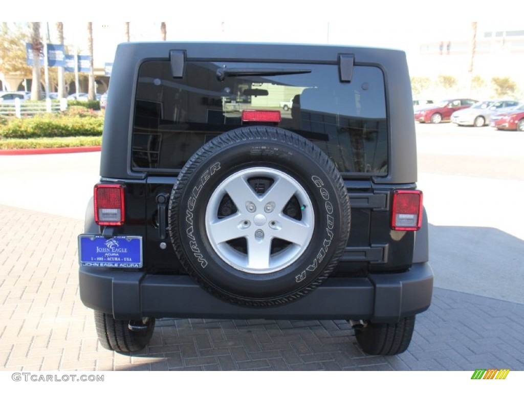 2012 Wrangler Unlimited Sport S 4x4 - Black Forest Green Pearl / Black photo #6