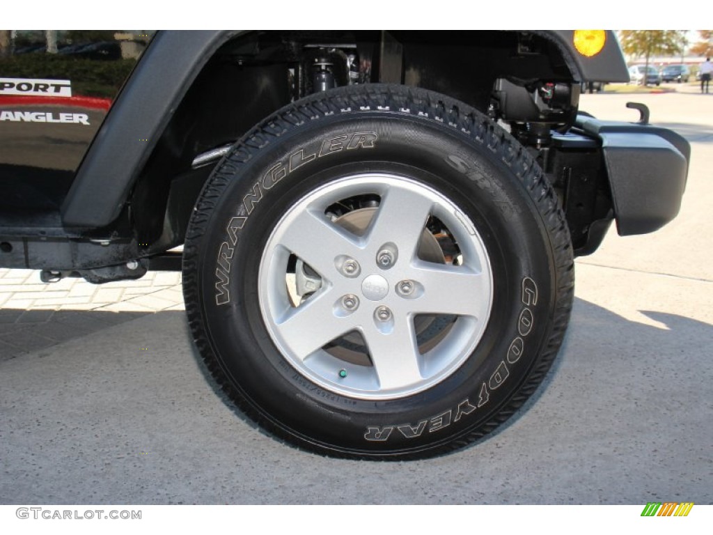 2012 Wrangler Unlimited Sport S 4x4 - Black Forest Green Pearl / Black photo #9