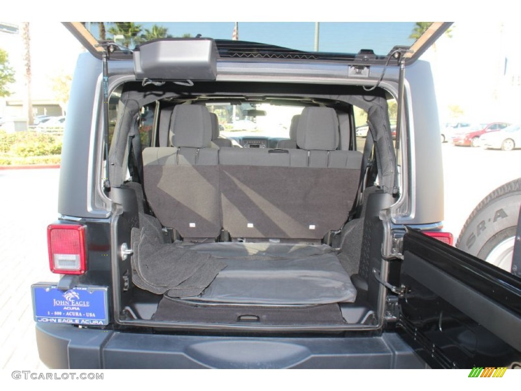 2012 Wrangler Unlimited Sport S 4x4 - Black Forest Green Pearl / Black photo #14