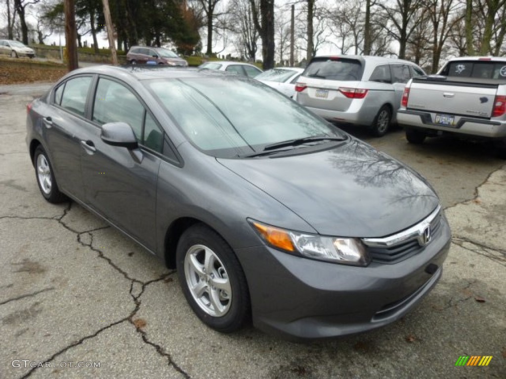 Polished Metal Metallic 2012 Honda Civic NGV Sedan Exterior Photo #74748586