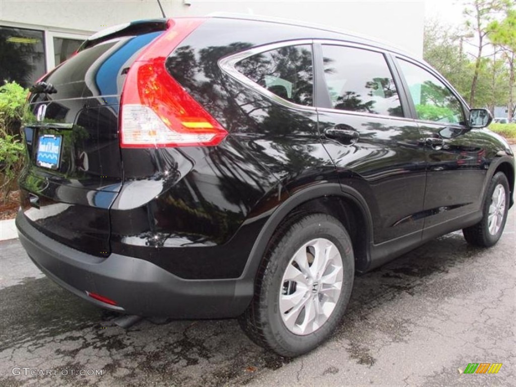 2013 CR-V EX-L - Kona Coffee Metallic / Black photo #3