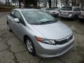 Alabaster Silver Metallic 2012 Honda Civic NGV Sedan Exterior