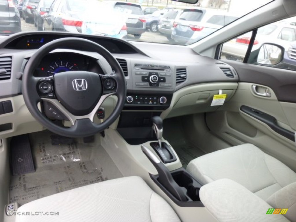 2012 Honda Civic NGV Sedan Gray Dashboard Photo #74749057