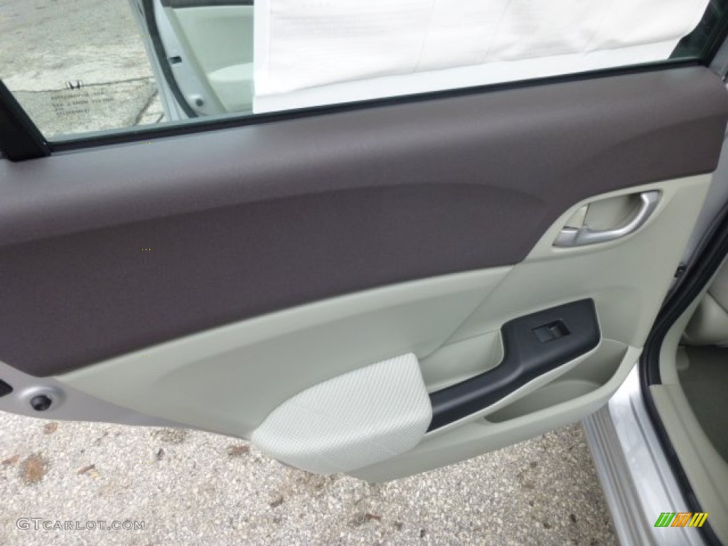 2012 Honda Civic NGV Sedan Gray Door Panel Photo #74749078