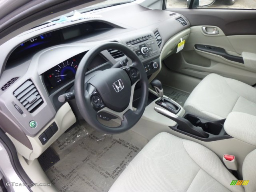 Gray Interior 2012 Honda Civic NGV Sedan Photo #74749108