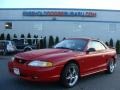 1998 Vermillion Red Ford Mustang GT Convertible  photo #2
