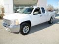 2013 Summit White Chevrolet Silverado 1500 LS Extended Cab 4x4  photo #10