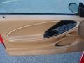 Saddle 1998 Ford Mustang GT Convertible Door Panel