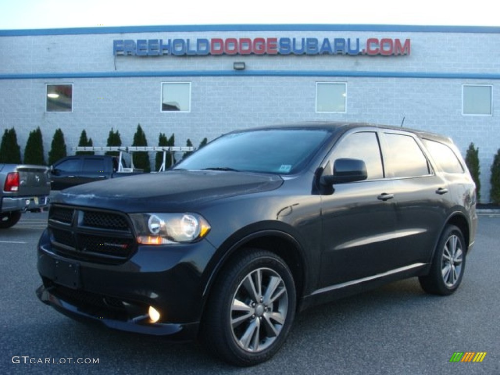 2013 Durango Rallye AWD - Brilliant Black Crystal Pearl / Black photo #1