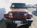 2007 Red Rock Crystal Pearl Jeep Wrangler Unlimited Sahara  photo #2