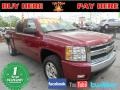 2007 Sport Red Metallic Chevrolet Silverado 1500 LT Crew Cab  photo #1