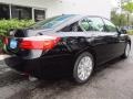 2013 Crystal Black Pearl Honda Accord EX-L V6 Sedan  photo #3