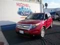 2012 Red Candy Metallic Ford Explorer XLT EcoBoost  photo #1