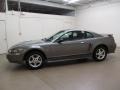 Mineral Grey Metallic 2001 Ford Mustang V6 Coupe Exterior