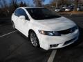 2009 Taffeta White Honda Civic Si Sedan  photo #1