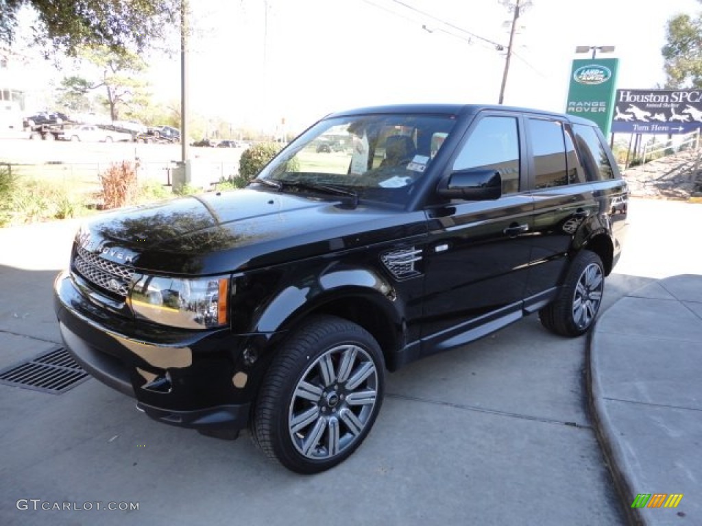 Santorini Black 2013 Land Rover Range Rover Sport Supercharged Exterior Photo #74754526