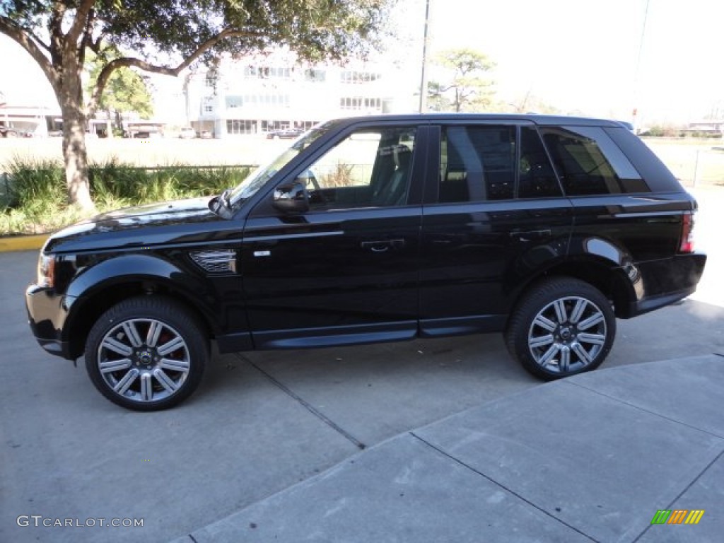 Santorini Black 2013 Land Rover Range Rover Sport Supercharged Exterior Photo #74754543