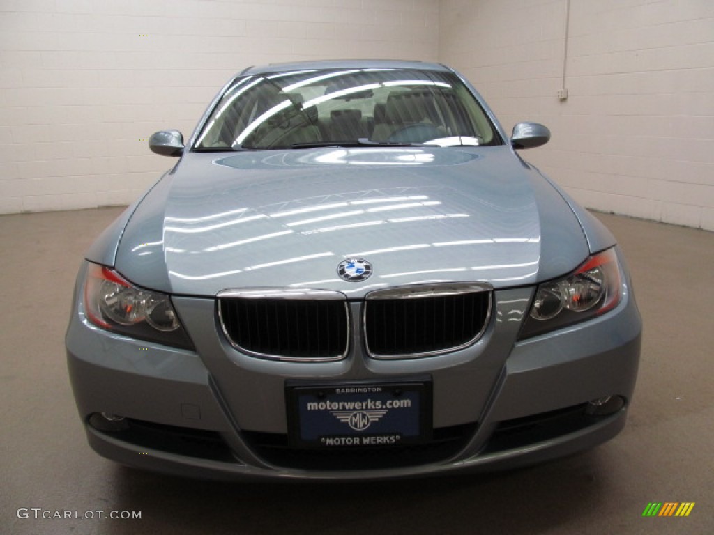 2006 3 Series 325i Sedan - Silver Grey Metallic / Beige photo #2