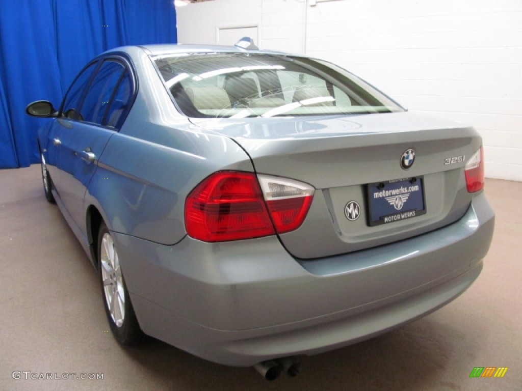 2006 3 Series 325i Sedan - Silver Grey Metallic / Beige photo #5