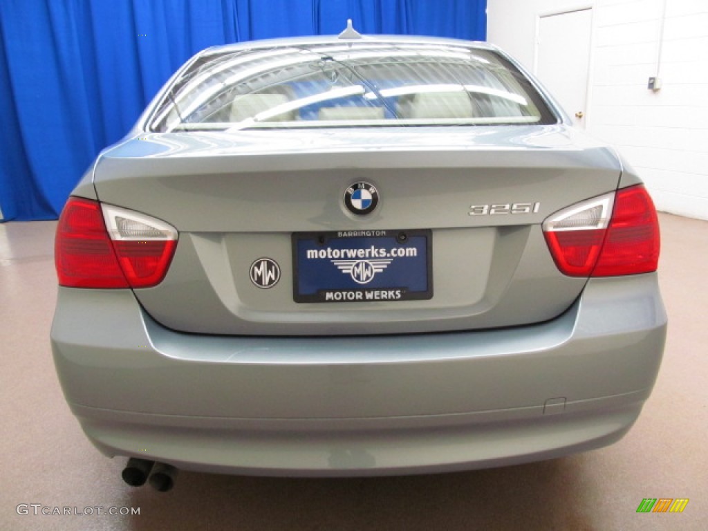 2006 3 Series 325i Sedan - Silver Grey Metallic / Beige photo #6