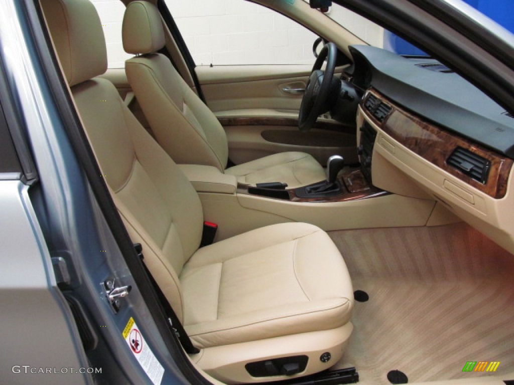 2006 3 Series 325i Sedan - Silver Grey Metallic / Beige photo #21