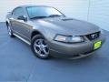 2002 Mineral Grey Metallic Ford Mustang V6 Coupe  photo #1