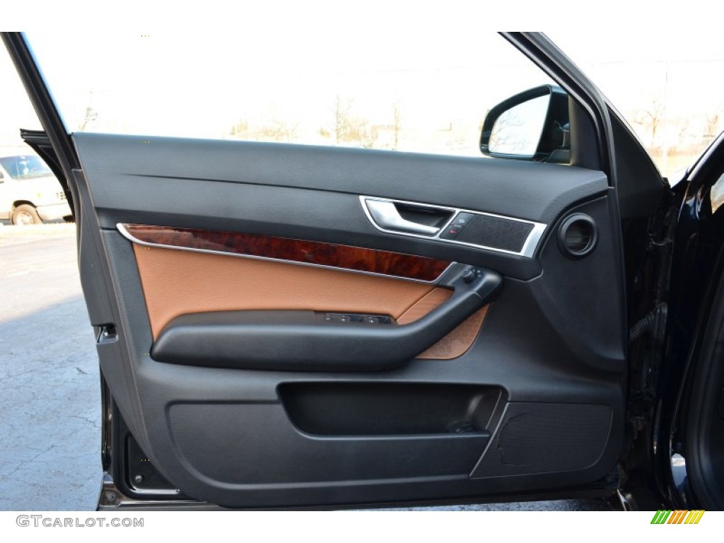 2006 Audi A6 3.2 Sedan Amaretto Door Panel Photo #74755912