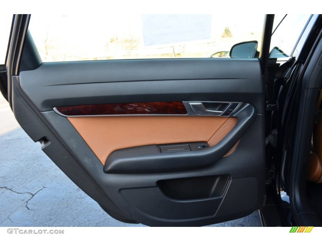 2006 Audi A6 3.2 Sedan Amaretto Door Panel Photo #74755931